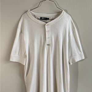 Polo by Ralph Lauren Cream Henley Shirt